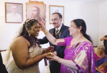 Hilton Philadelphia City Avenue Philadelphia PA Syrian Orthodox Wedding | Sona & Boby | Bride Dakshina Ceremony