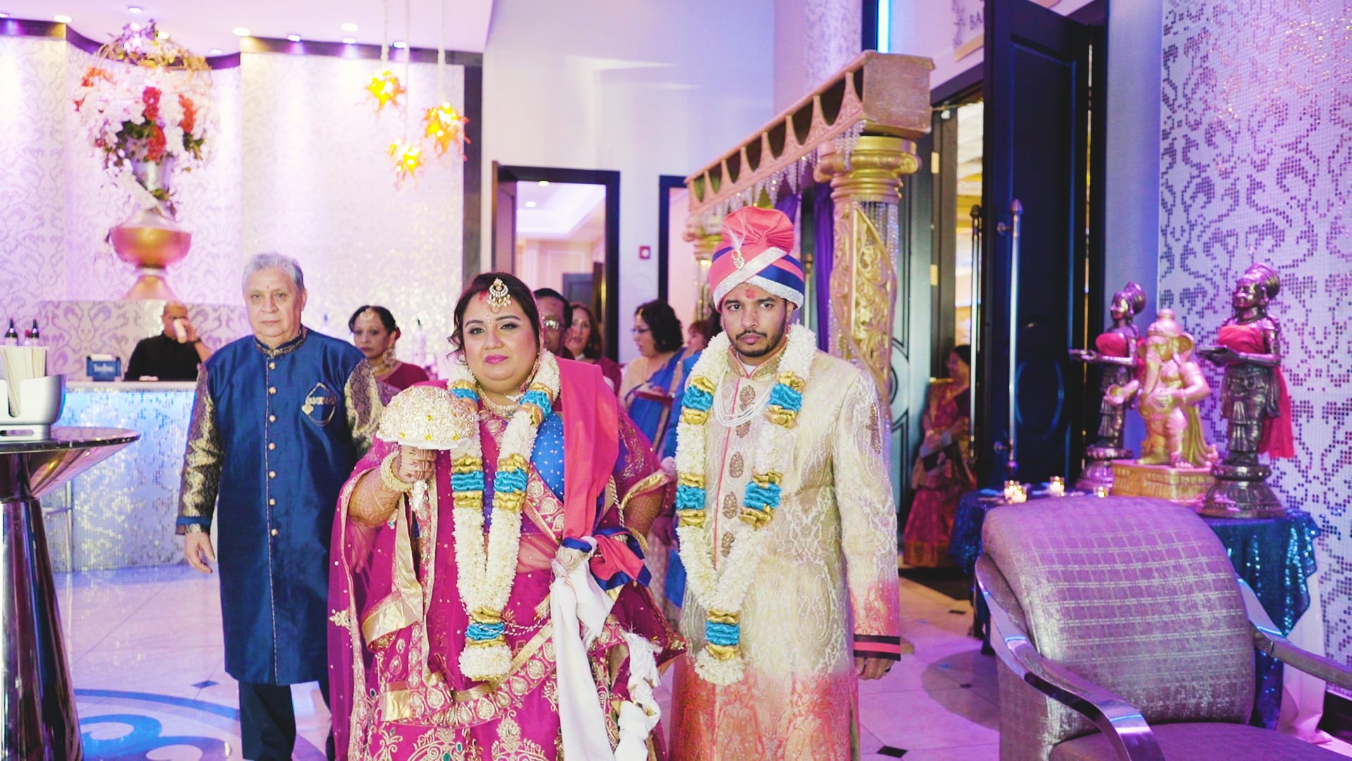 Deewan Banquet Piscataway NJ Hindu Wedding | Galia & Kaushal | Vidaai