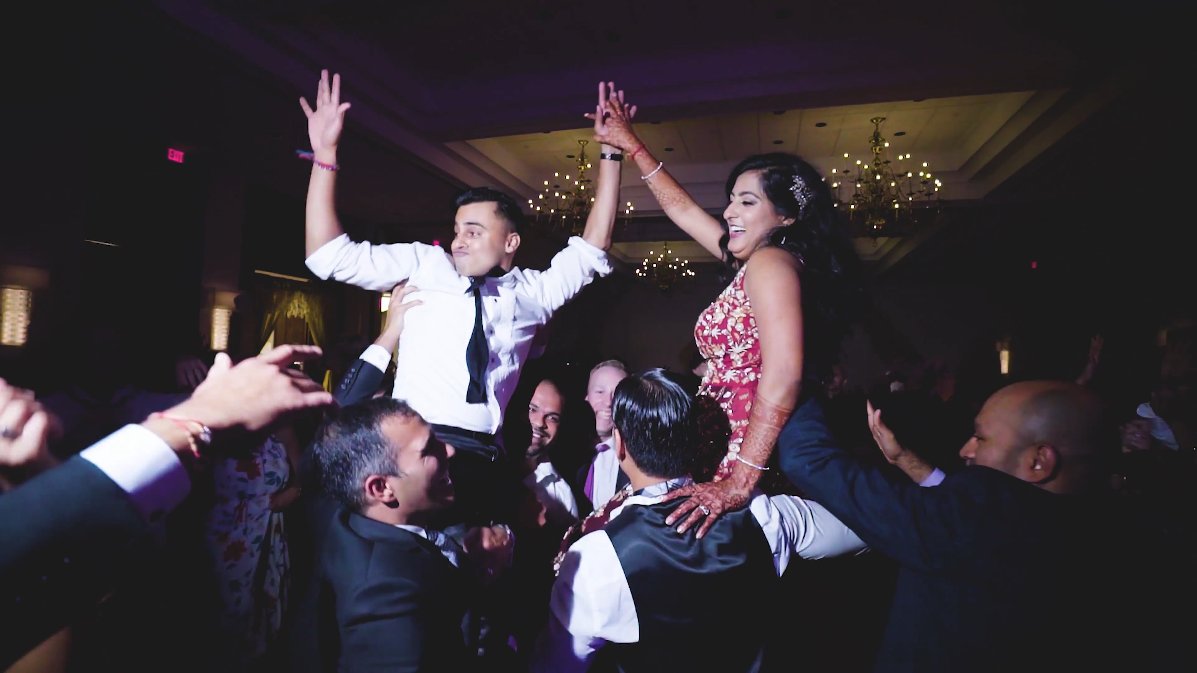 Sheraton Indianapolis City Centre Hotel Indianapolis IN Hindu Wedding | Raina & Pawan | Reception Dancing