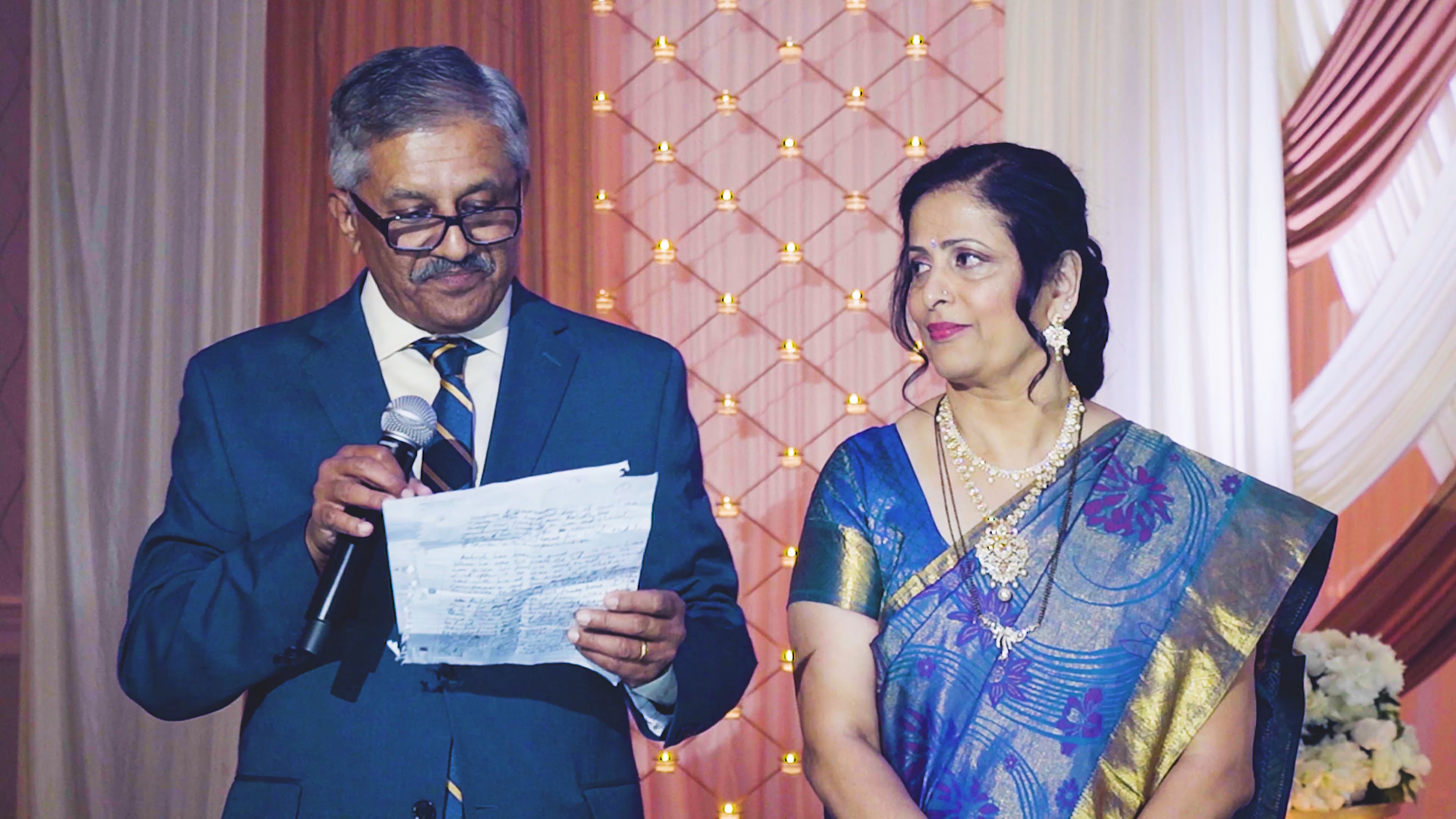 Marigold Somerset NJ Hindu Wedding | Roma & Ashish | Groom Parents Speech