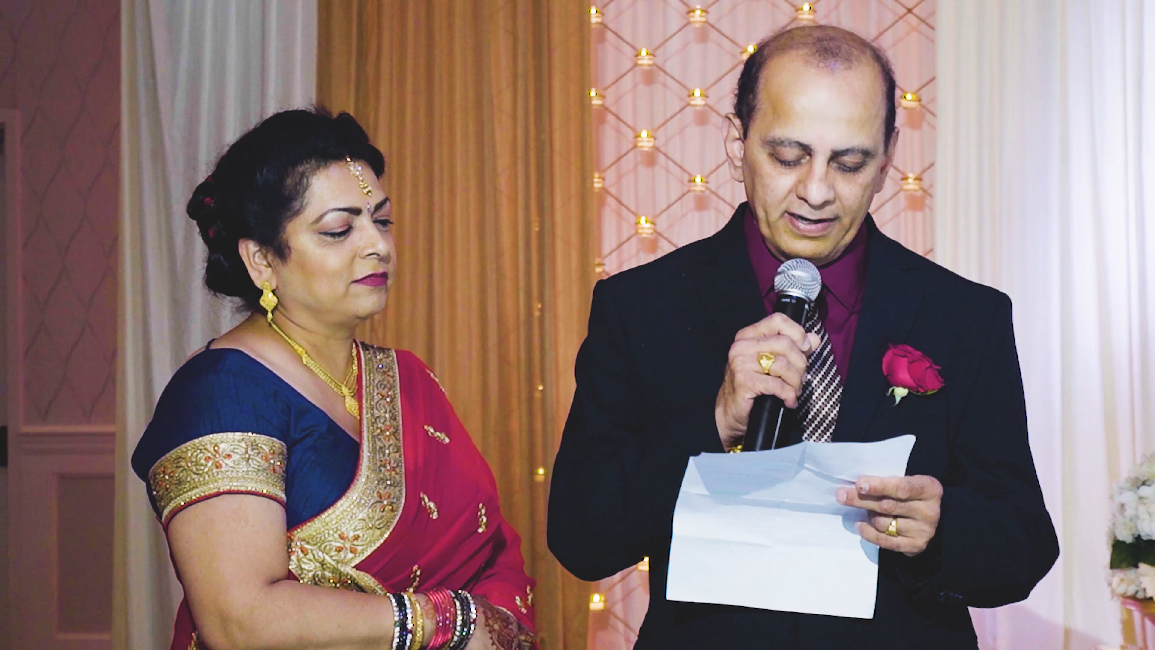 Marigold Somerset NJ Hindu Wedding | Roma & Ashish | Bride Parents Speech