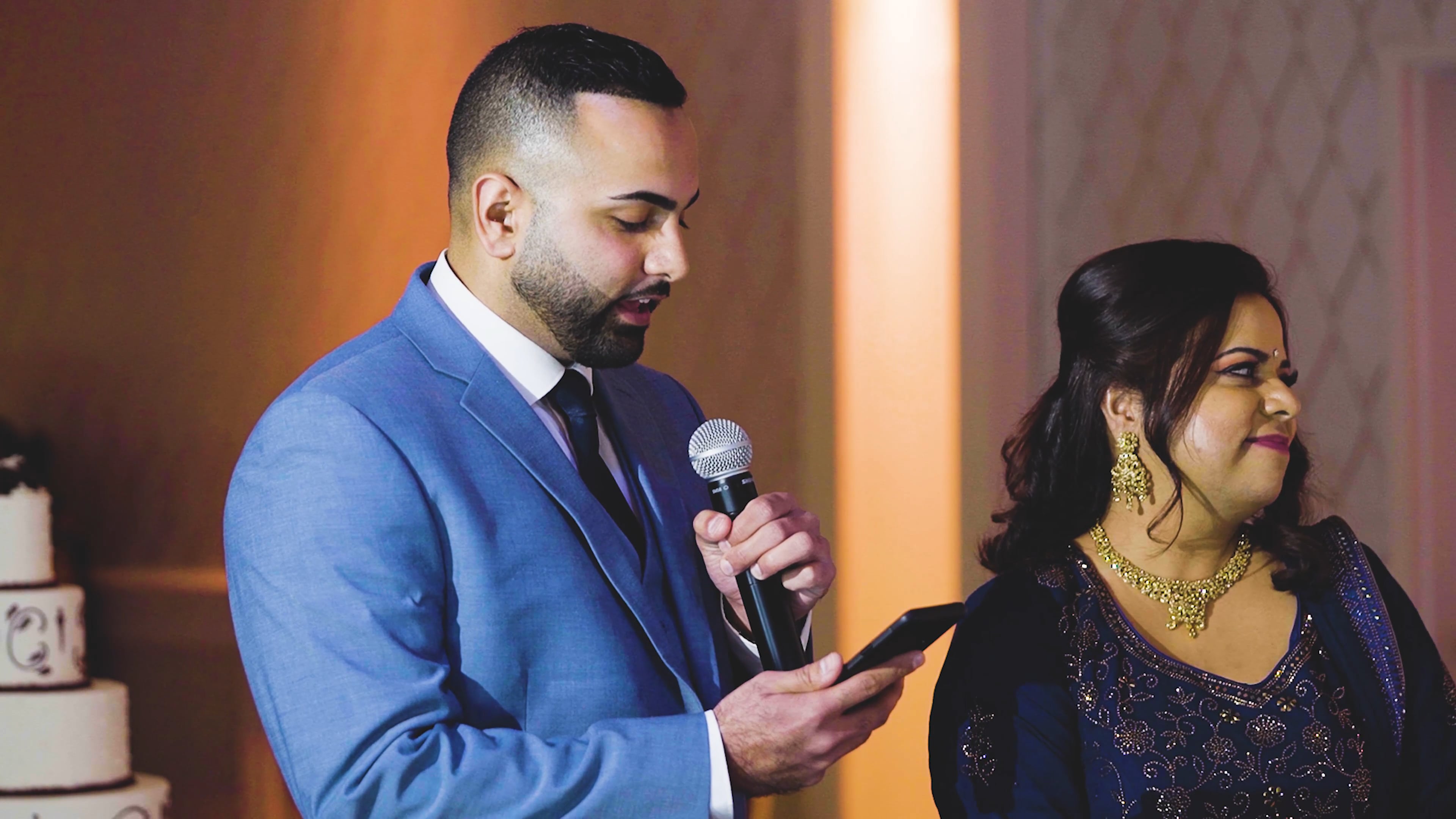 Marigold Somerset NJ Hindu Wedding | Roma & Ashish | Bride Brother and Aunt Speech