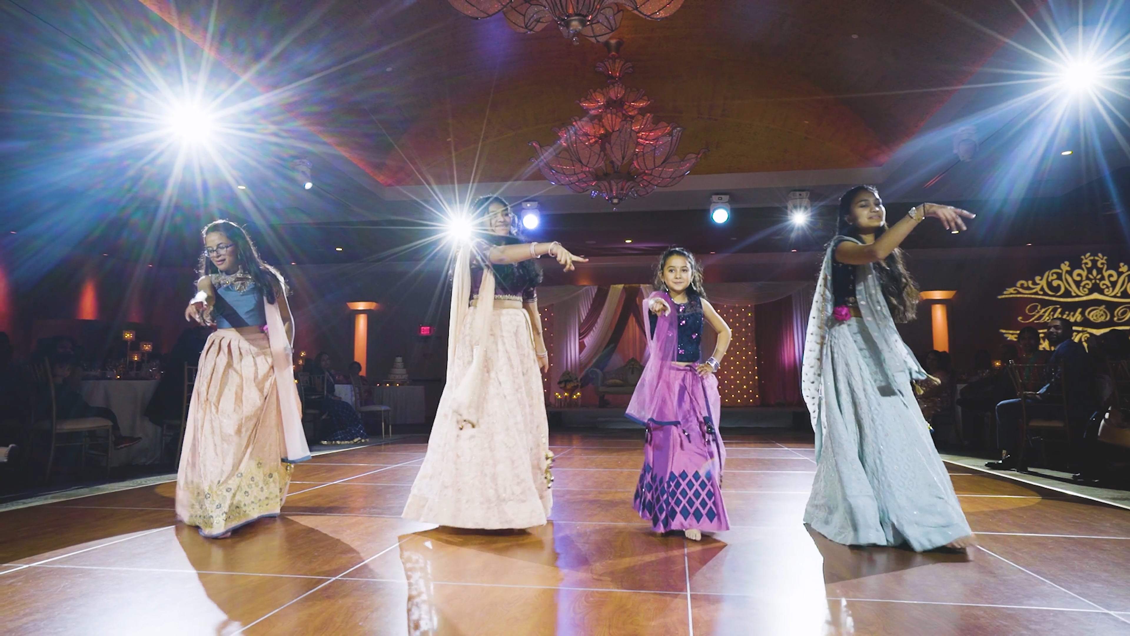 Marigold Somerset NJ Hindu Wedding | Roma & Ashish | Bride Nieces Performance