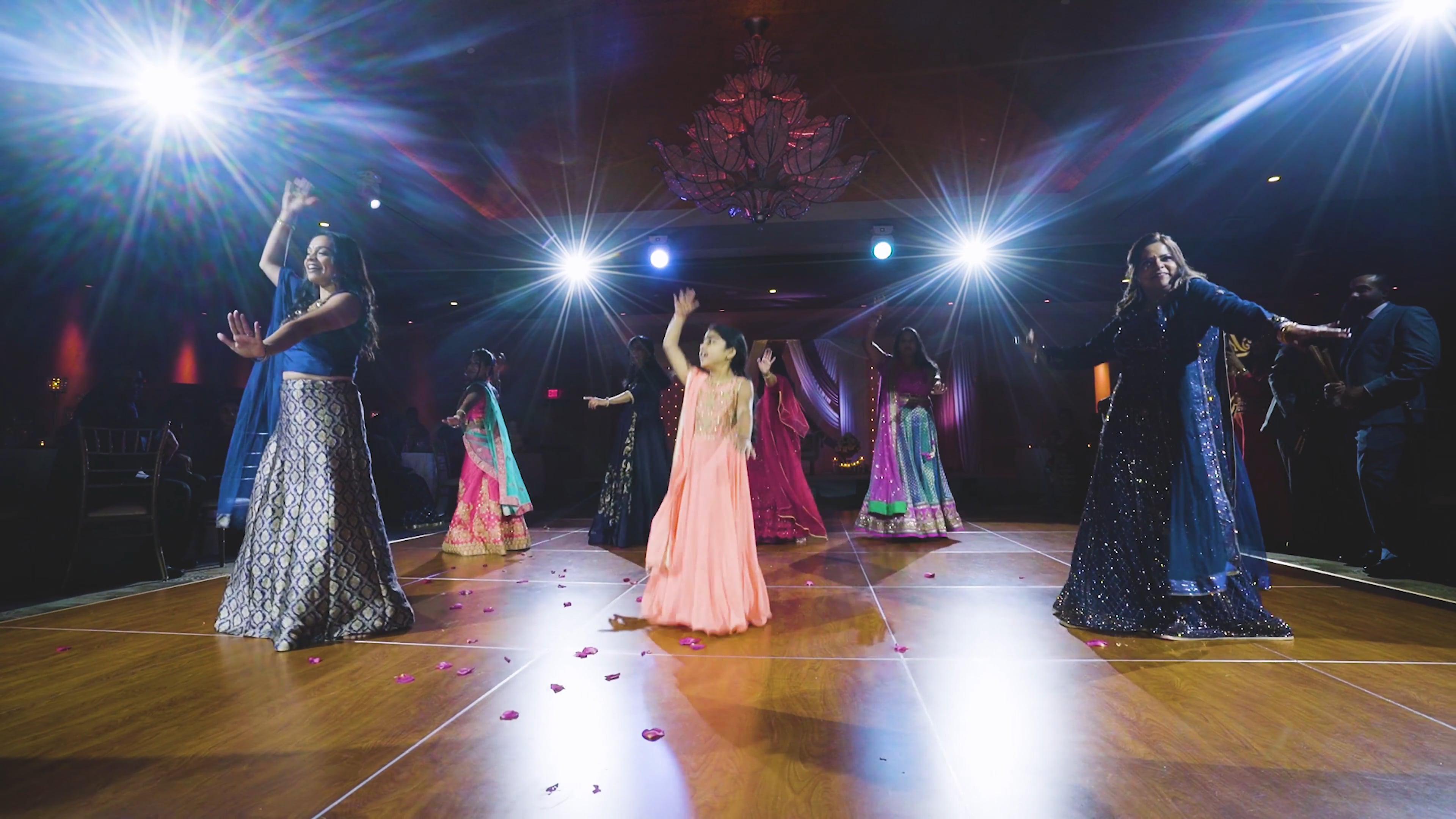 Marigold Somerset NJ Hindu Wedding | Roma & Ashish | Bride Cousins Performance