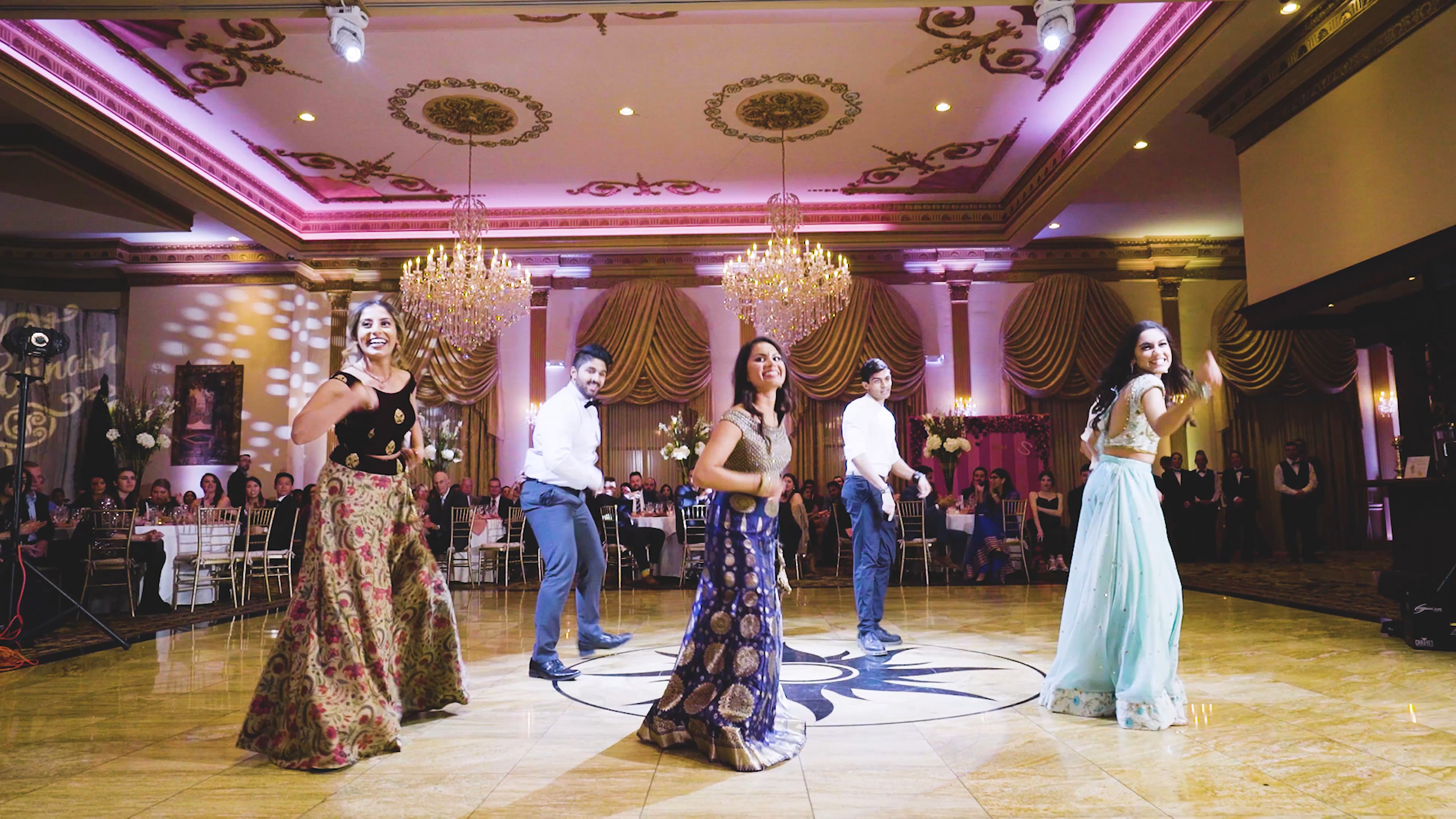 Lucien’s Manor Berlin NJ Hindu Wedding | Sonia & Avinash | Bride Cousins and Sister Performance