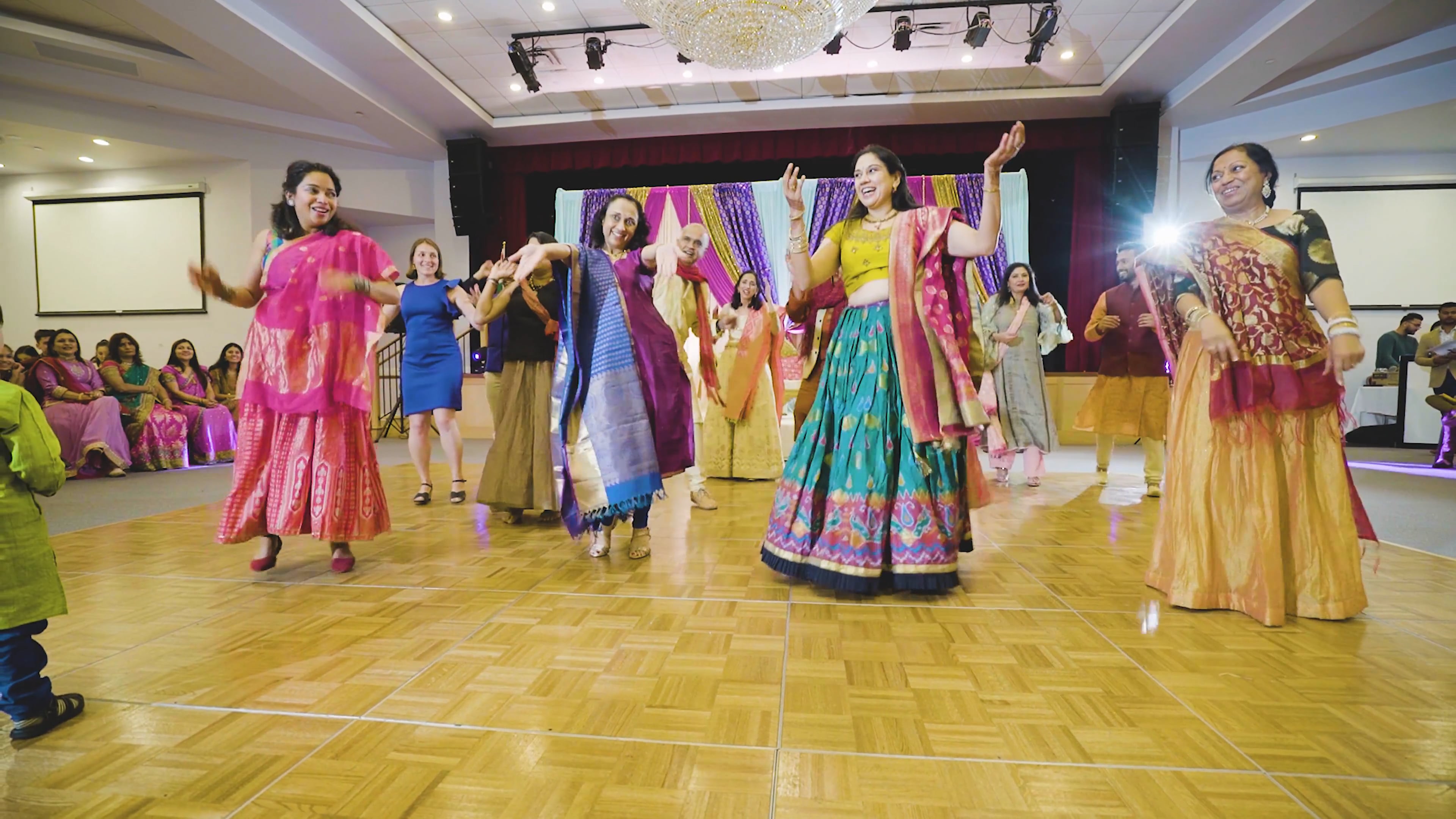 Indian Cultural Center Marlton NJ Hindu Wedding | Sonia & Avinash | Groom Sangeet Family Performance