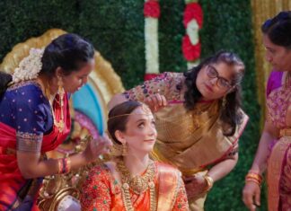 Riverside on the Potomac Leesburg VA Fusion Wedding | Beverly & Jayanth | Bride PreCeremony