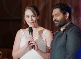 Riverside on the Potomac Leesburg VA Fusion Wedding | Beverly & Jayanth | Bride Speech