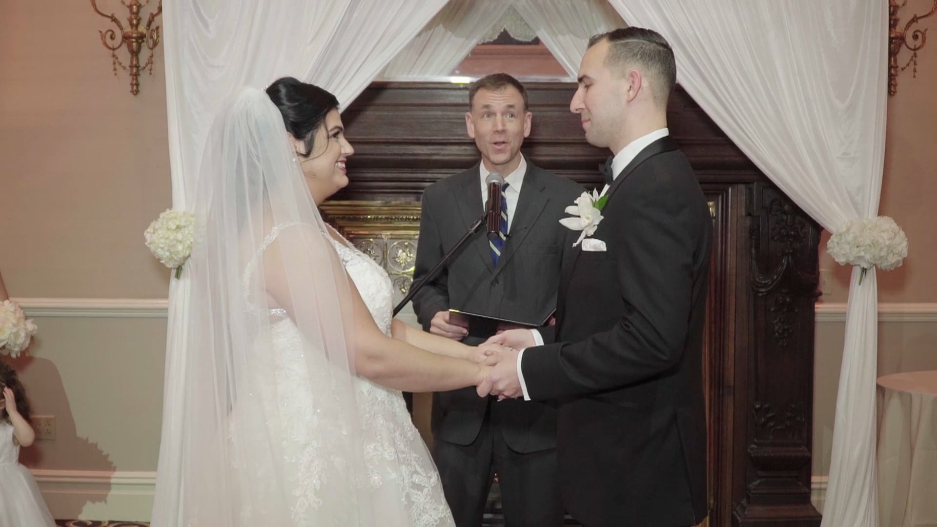 The Palace at Somerset Park Somerset NJ Wedding | Heather & Phil | Wedding Ceremony