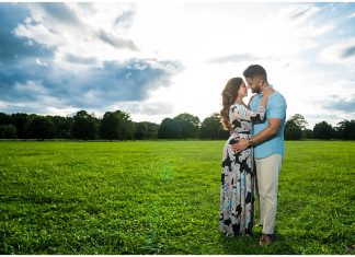 Thompson Park Lincroft NJ | Roma & Ashish | Engagement Shoot