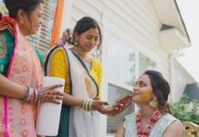 Falls Church Marriott Fairview Park VA Gujarati Wedding | Shipra & Jeet | Bride Pithi