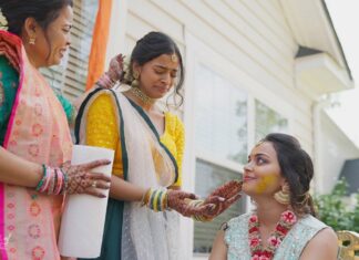 Falls Church Marriott Fairview Park VA Gujarati Wedding | Shipra & Jeet | Bride Pithi