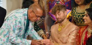 Protected: Raj Khalsa Gurdwara Sterling VA Sikh Wedding | Loveena & Shea | Kara Ceremony