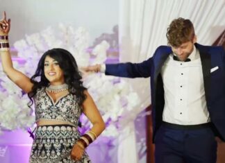 Raj Khalsa Gurdwara Sterling VA Sikh Wedding | Loveena & Shea | Reception Program