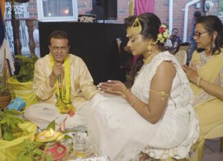 The Inn At New Hyde Park New Hyde Park NY Hindu Wedding | Diana & Shaun | Maticoor Night Part II