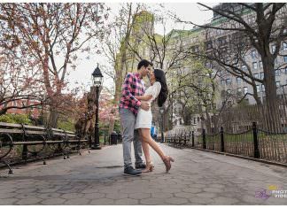 New York University Engagement Shoot | Sapna & Shyam