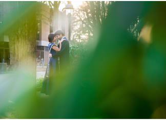 Princeton University Princeton NJ Engagement Shoot | Priyanka & Venkatesh
